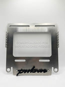 Porta Placa Para Moto PULSAR Universal De Acero Inoxidable