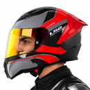 Casco Moto Ls2 Integral Vision Ff810 Gris Rojo Visor Diurno
