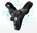 Soportes para cascos de motocicleta para GoPro, Casco Chin Mount para cámaras de acción, Accesorios de senderismo compatibles GoPro Hero 10/9/8/7/6/5, DJI Osmo, Insta360