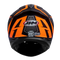 CASCO INTEGRAL JHM 802 ENVOLVE NARANJA NEGRO MATE