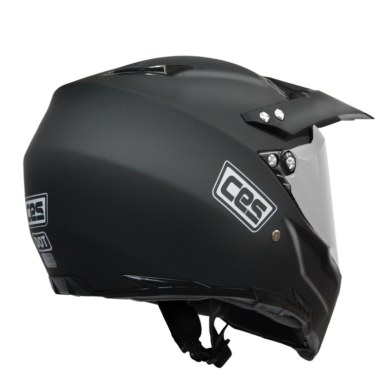 CASCO CES ADVENTURE MOTO CROSS AX9 NEGRO MATE