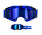 LENTE PARA CROSS LS2 AURA NEGRO/AZULVISOR IRIDIUM AZUL