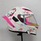 CASCO ABATIBLE HELLO KITTY EX SOMAN BLANCO CON ROSADO