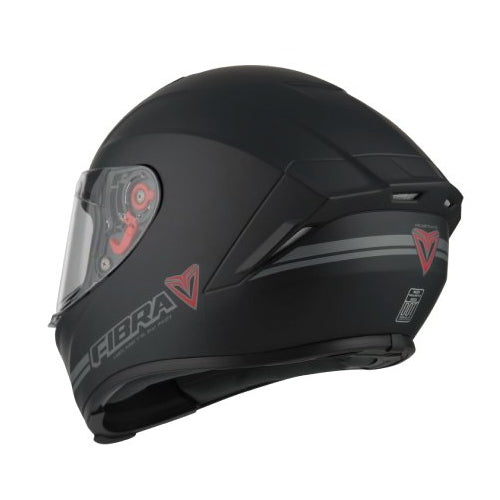 CASCO MOTO FIBRA GIGA CHROMA NEGRO MATE