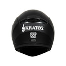 Casco abatible para moto KRATOZ K30 CC negro mate – DOT