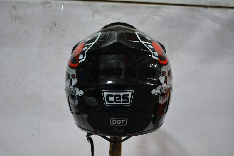 CASCO CES MOTO CROSS DH NEGRO DOT