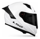 Casco Ls2 Cosmos Blanco Brillo Visor Oscuro