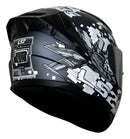 Casco Moto Ls2 Ff810 Space Negro Gris Visor Revo Azul Diurno