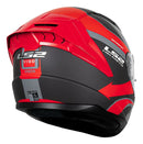 Casco Para Moto Ls2 Integral Vision Ff810 Gris Mate Rojo