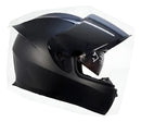 Casco Moto Integral Revox Dual Visor Mate Negro Dot Adulto