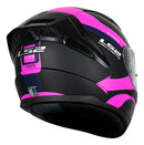 Casco Para Moto Ls2 Integral Vision Ff810 Azul Rosa Mate