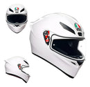 Casco Moto Cerrado Agv K-1 E2206 Blanco Certificado Diseño Solid