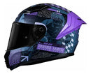 Casco Moto Ls2 Integral History Ff810 Lila Mate Polarizado