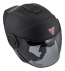 Casco Para Moto Fibra One Bit Stream Negro Mate