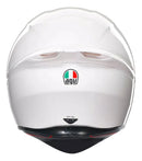 Casco Moto Cerrado Agv K-1 E2206 Blanco Certificado Diseño Solid