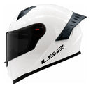 Casco Ls2 Cosmos Blanco Brillo Visor Oscuro
