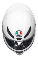 Casco Moto Cerrado Agv K-1 E2206 Blanco Certificado Diseño Solid