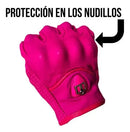 GUANTE MOTO MUJER CUERO ROSA BATFOX