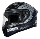 Casco Para Moto Ls2 Integral Ready Ff810 Gris Mate Azul