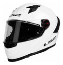 Casco Ls2 Cosmos Blanco Brillo Escarchado Visor Trasparente