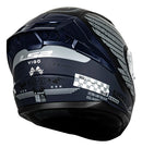 Casco Para Moto Ls2 Integral Ready Ff810 Gris Mate Azul