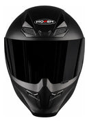 Casco Integral Hoken Ff-601 Negro Mate Diseño Futurista Dot