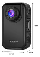 Mini Camara Deportiva Portátil 1080p Body Cam Corporal Hdr Negro