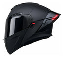 Casco Moto Ces Articulado Doble Visor Certificado Titanio