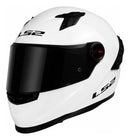 Casco Ls2 Cosmos Blanco Brillo Visor Oscuro