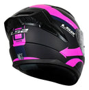 Casco Moto Ls2 Integral Vision Ff810 Azul Rosa Visor Diurno