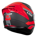 Casco Moto Ls2 Integral Vision Ff810 Rojo Visor Polarizado