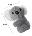 Muñeco Koala De Peluche Pequeño Para Adorno Gris