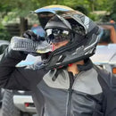 CASCO MOTO CES AIRFLITE DOBLE CERTIFICADO C/VISOR SILVER GRIS MATE