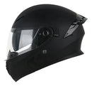 CASCO MOTO CES ARTICULADO DOBLE VISOR CERTIFICADO NEGRO MATE