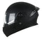 CASCO MOTO CES ARTICULADO DOBLE VISOR CERTIFICADO NEGRO MATE