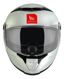 CASCO MOTO MT THUNDER 4 SV BLANCO BRILLO