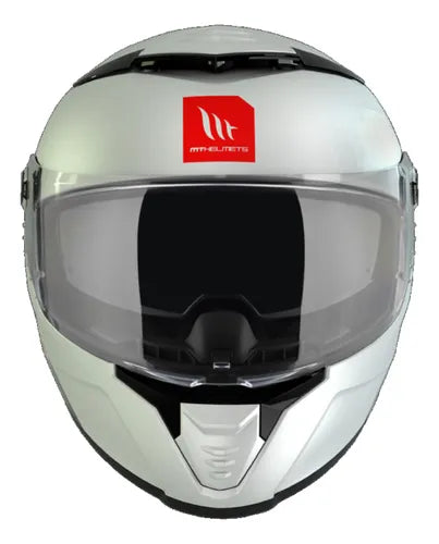 CASCO MOTO MT THUNDER 4 SV BLANCO BRILLO