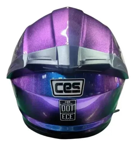 CASCO MOTO CES AIRFLITE DOBLE CERTIFICADO C/VISOR DIA Y NOCHE CAMALEONICO