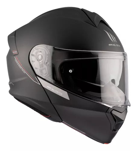 CASCO MOTO MT HELMETS GENESIS SV NEGRO MATE ABATIBLE