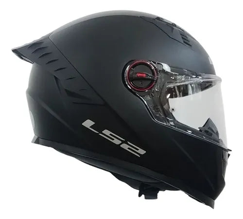 CASCO MOTO LS2 COSMOS FF816 NEGRO MATE ECER2206