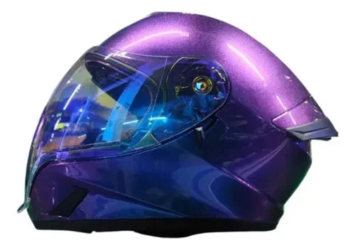 CASCO MOTO CES AIRFLITE DOBLE CERTIFICADO C/VISOR DIA Y NOCHE CAMALEONICO
