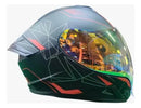CASCO MOTO CES AIRFLITE DOBLE CERTIFICADO C/VISOR DIA Y NOCHE ROJO