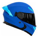 CASCO MOTO CES ARTICULADO DOBLE VISOR CERTIFICADO AZUL MATE