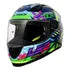 Casco Moto Integral Ls2 Ff812 Mini Svent Azul Verde Brillo