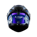 CASCO INTEGRAL PARA MOTO LS2 FF806 CE-09 AZUL / GRIS – ECE2206