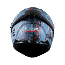 CASCO INTEGRAL PARA MOTO LS2 FF806 ROMA NEGRO MATE / GRIS – ECE2206