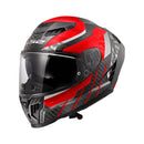 Casco integral para moto LS2 FF807 DRAGON TRAX rojo