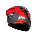 Casco integral para moto LS2 VIGO FOKUS gris mate / rojo