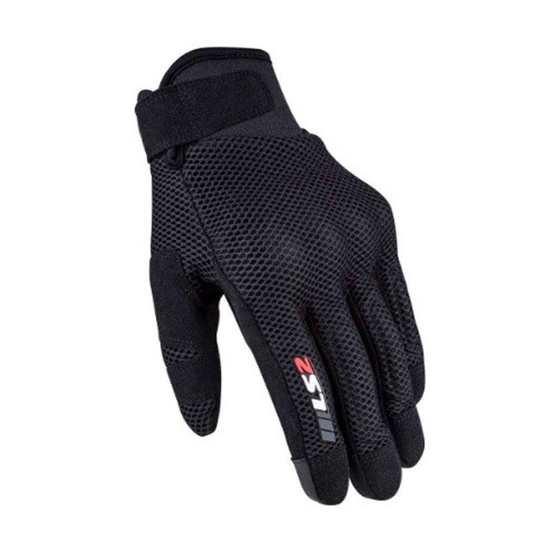 GUANTES LS2 MUJER RAY NEGRO