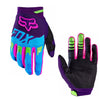 GUANTES MOTO BICICLETA DIRTPAW FOX RACING CELESTE ROSA